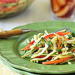 Sweet and Tart Zucchini Slaw