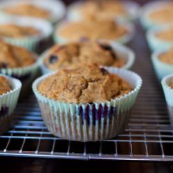 Blueberry Fiber Muffins