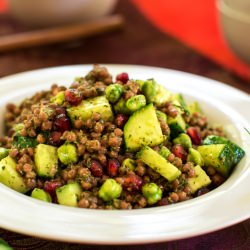 Pomegranate Mint Couscous Salad