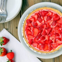 strawberry cream pie