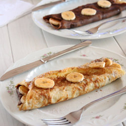 Nutella Plátano Crepes