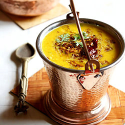 restaurant style dal tadka
