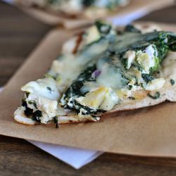 Spinach Artichoke Pizza