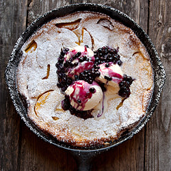 Peach Dutch Baby