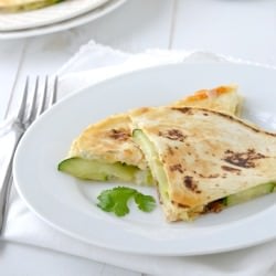 Zucchini Quesadillas