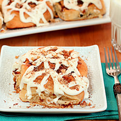 Bourbon Date Cinnamon Rolls