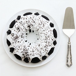 Oreo Stuffed Bundt Cake
