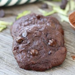 Chocolate Fudge Zucchini Cookies