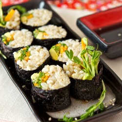 Brown Rice Veggie Roll