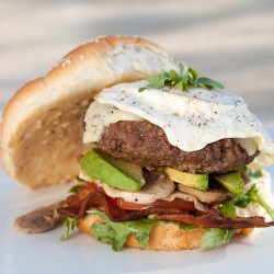 Ultimate Egg and Bacon Burger