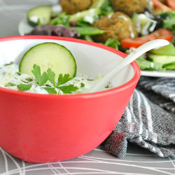 Zucchini-ziki Sauce and Dip
