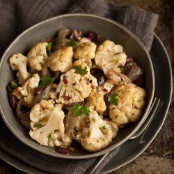 roasted cauliflower salad
