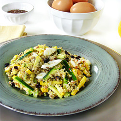 Quinoa with Summer Squash & Currant