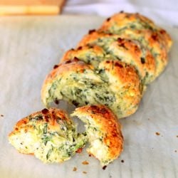 Spinach and Feta Braid