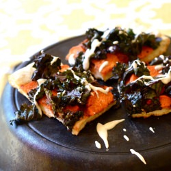 Sweet Potato and Kale Pizza