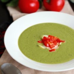 Creamy Pea and Basil Soup