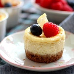 Mini Lemon Cheese Cake