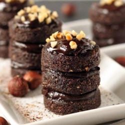 Raw Chocolate Hazelnut Brownies