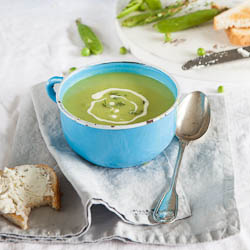 Pea Zucchini Soup