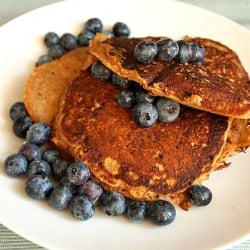 Leftover Oatmeal Pancakes