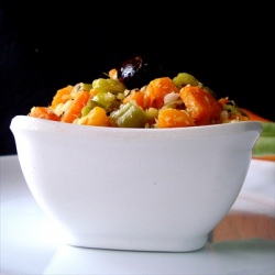 Carrot Beans Stir-fry