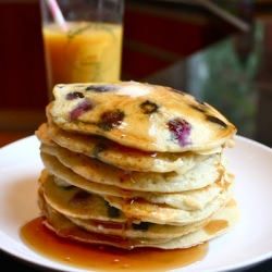 Blueberry Buttermilk Pancakes