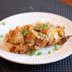 Cheesy Chicken Tator Tot Casserole