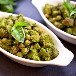 Pesto Potato Chickpea Salad