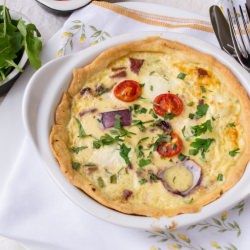 Red Onion & Bacon Quiche