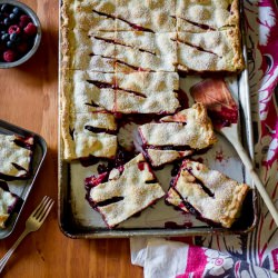 Chocolate Berry Slab Pie