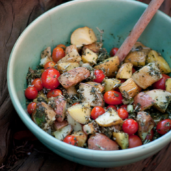 Mint Pesto Potato Salad