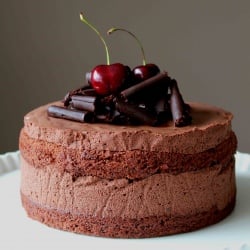 Cherry Choc Mousse Cake