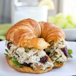 Tarragon Chicken Salad on Croissant