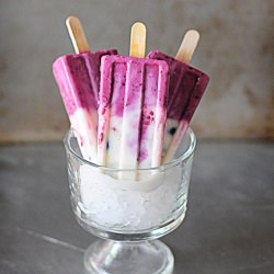 Yogurt Berry Popsicles
