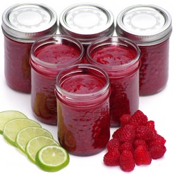 Easy Raspberry-Lime Freezer Jam