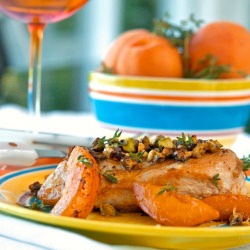 Apricot-pistachio chicken