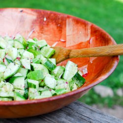 Fresh Cucumber & Radish Salad