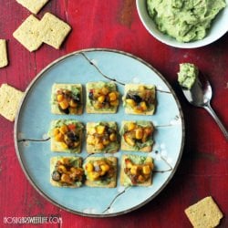 Greek Yogurt Avocado & Corn Bites