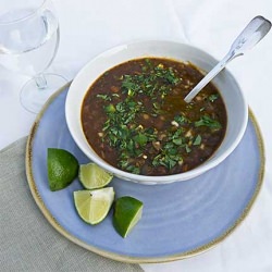 Chili Soup with Black Beans