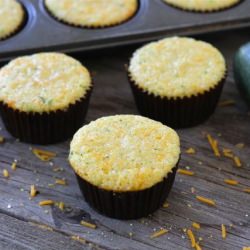Zucchini Cheddar Corn Muffins