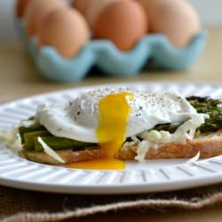 Asparagus w/ Poached Egg
