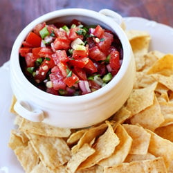 Homemade Pico De Gallo Salsa