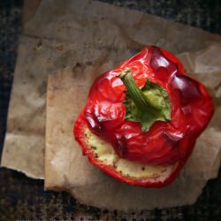 Baked pepper