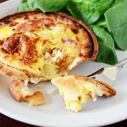 Ham & Potato Quiche