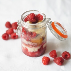 Fruit Pancakes in Jar