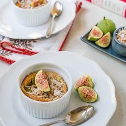 Coconut Fig Clafoutis