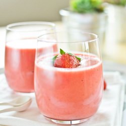 Rhubarb and Strawberry Porridge
