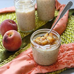 Peach Tapioca Pudding