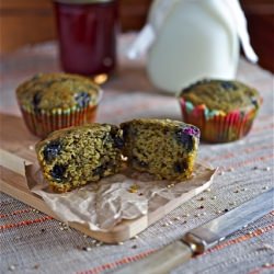 Blueberry Quinoa Muffins