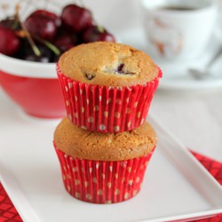 Cherry Almond Muffins